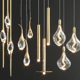 Four hanging lights